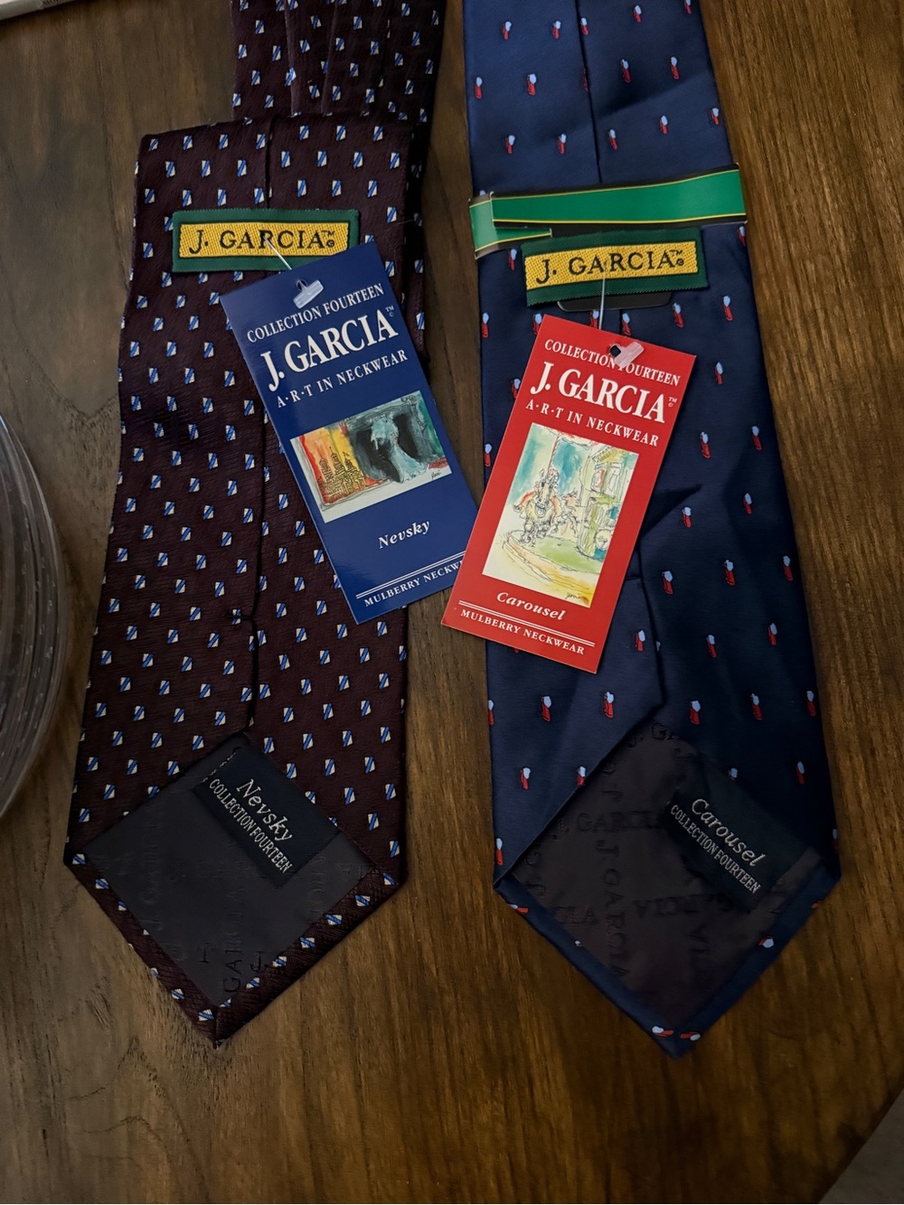 J. Garcia Art In Neckwear Men's Silk Neckties Bundle Of Two